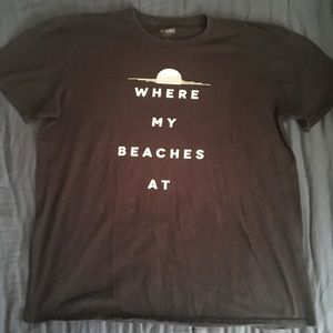 “Where My Beaches At” Tee